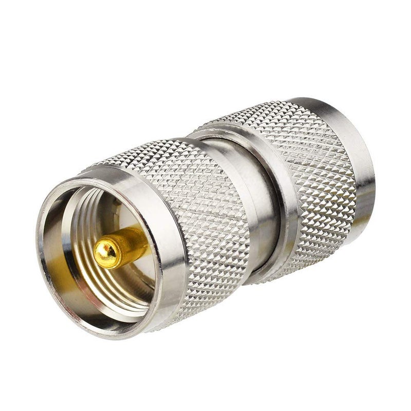 Eightwood UHF Male PL259 to UHF Male PL259 RF Adapter 2-Pack for CB Ham Amateur Radio, Radio Antenna - Image 2